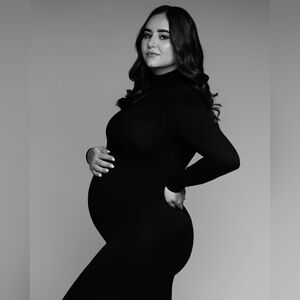 Bumpsuit The Monica Maternity Dress - Medium, Black